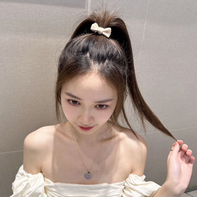 10個セット 大人可愛い リボン ヘアゴム ミニリボンヘアゴム ヘアアクセサ大人っぽい オフィス 仕事 普段 シンプル 通勤 