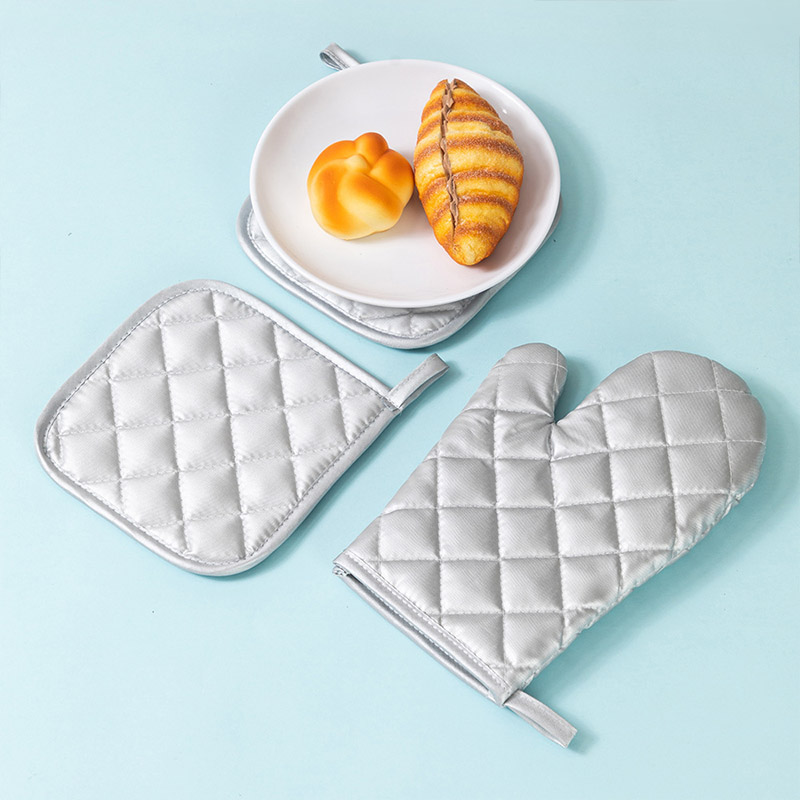 オーブンミトン 耐熱 5本指 鍋つかみ キッチンミトン おしゃれ 北欧 高温対応 耐熱ミトン シリコンミトン 業務用 