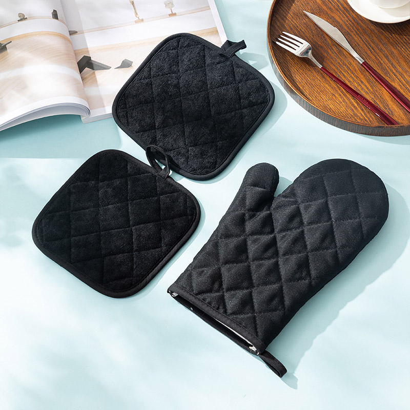 オーブンミトン 耐熱 5本指 鍋つかみ キッチンミトン おしゃれ 北欧 高温対応 耐熱ミトン シリコンミトン 業務用 