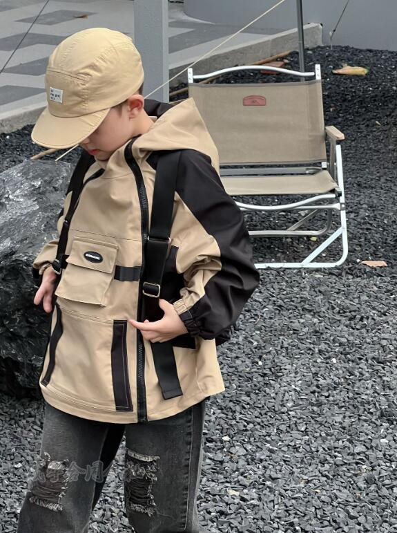 子供服 ウィンドブレーカー キッズ 女の子 ジップアップマウンテン長袖ジャケット ブルゾンジャンパー 女児 お出かけ ジュニア 