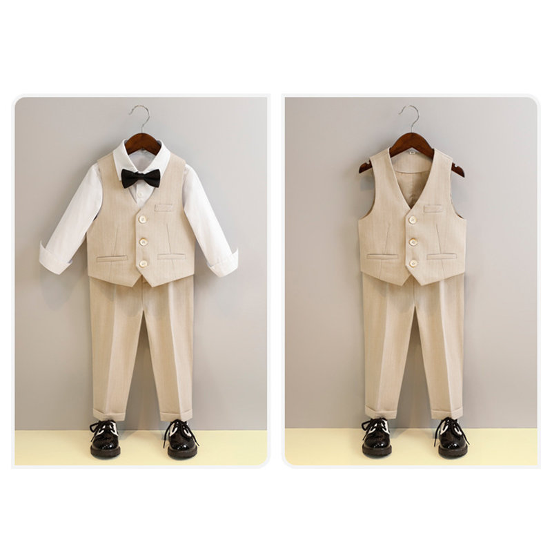 子供スーツ 男の子 5点セット フォーマルスーツ キッズ おしゃれ 七五三 スーツ ベビー 発表会 卒業式 誕生日タキシード 入園式 入学式 結婚式 