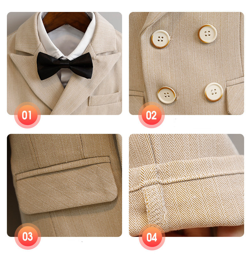 子供スーツ 男の子 5点セット フォーマルスーツ キッズ おしゃれ 七五三 スーツ ベビー 発表会 卒業式 誕生日タキシード 入園式 入学式 結婚式 