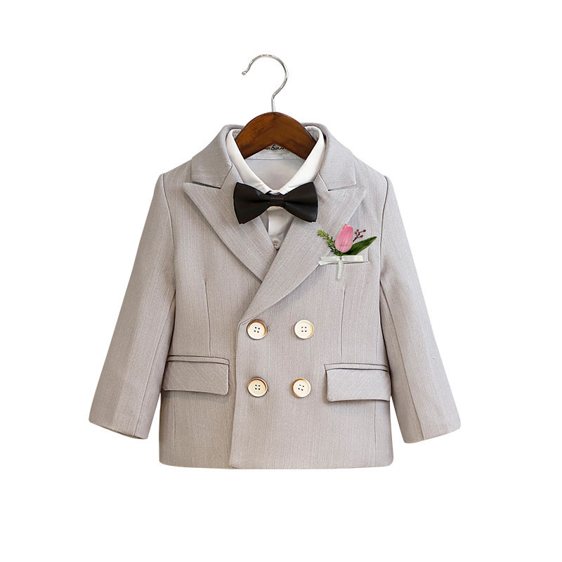 子供スーツ 男の子 5点セット フォーマルスーツ キッズ おしゃれ 七五三 スーツ ベビー 発表会 卒業式 誕生日タキシード 入園式 入学式 結婚式 