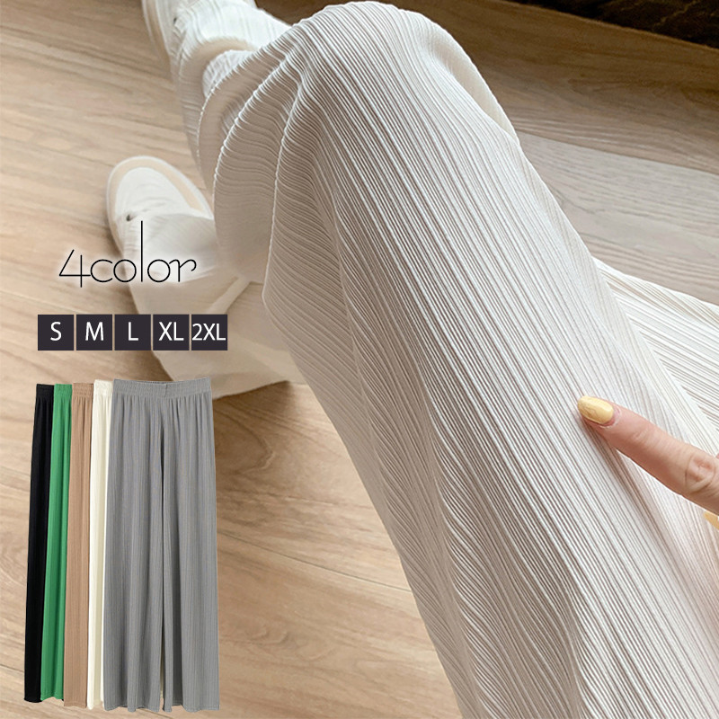 。 ワイドパンツ レディース ロングパンツ ボハイウエスト カジュアル 体型カバー ゆったり おしゃれ 春秋 ストレート アウトドア 薄手 