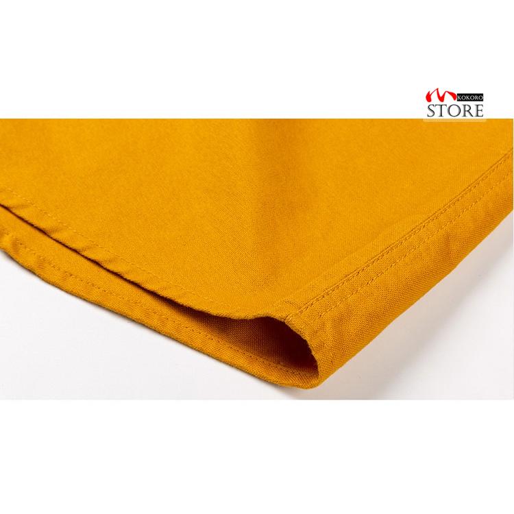 メンズ シャツ カジュアルシャツ 白シャツ長袖 ビジネスシャツ バンドカラーシャツ トップス 無地 スタンド秋物 