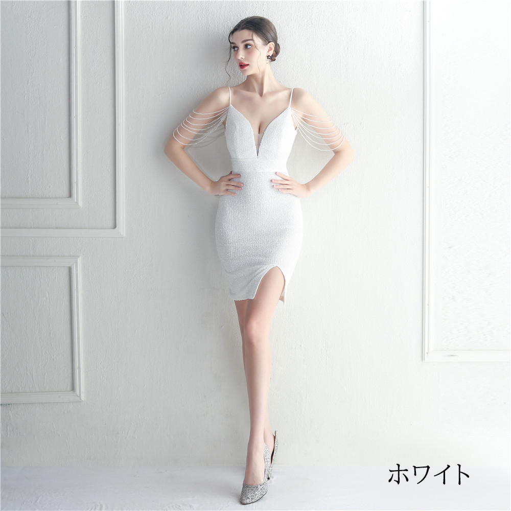 カラードレス ミニドレス 袖なし パーティードレス 結婚式 二次会 演奏会 演出 ミディアムドレス スパンファスナー フォーマルドレス ワンピース 発表会 