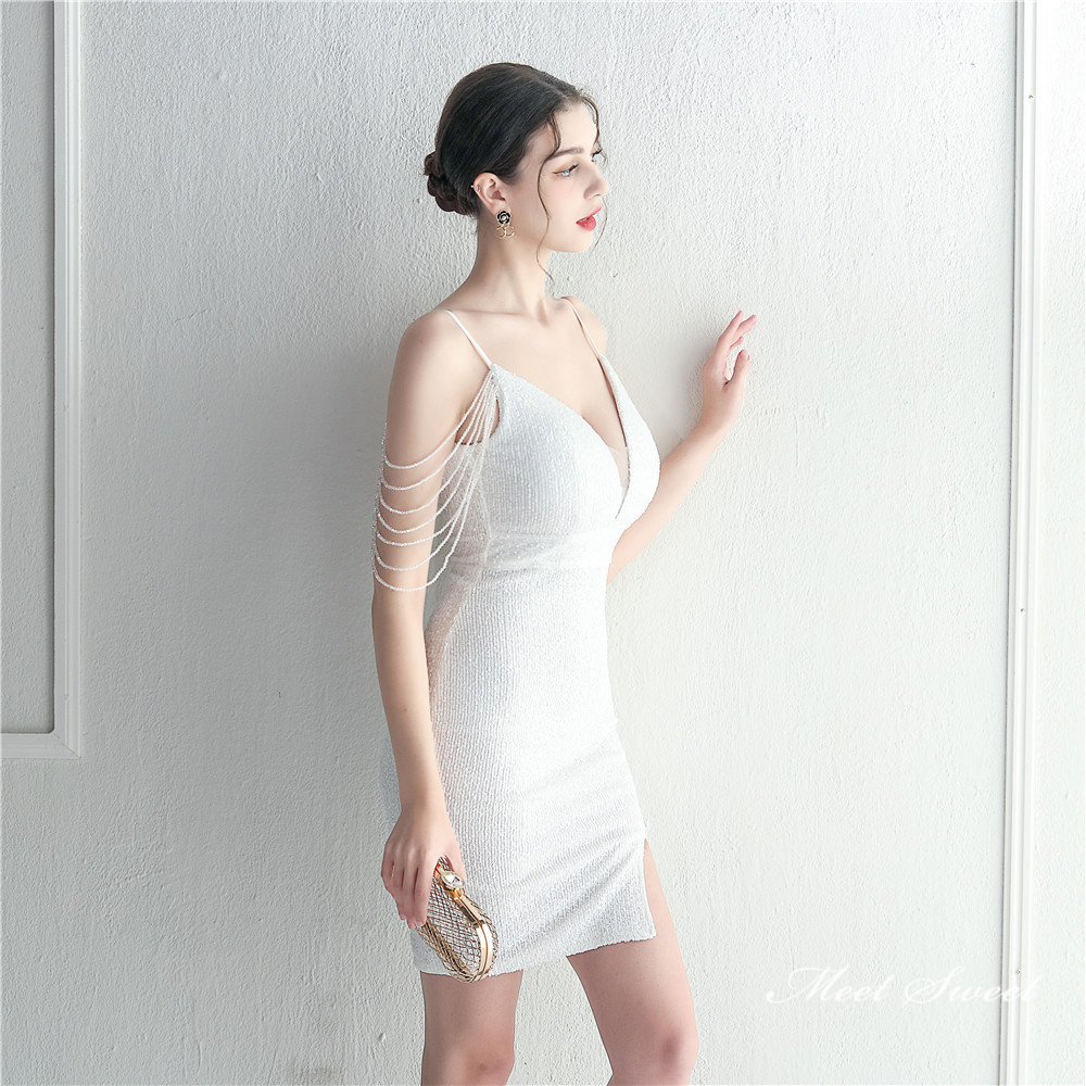 カラードレス ミニドレス 袖なし パーティードレス 結婚式 二次会 演奏会 演出 ミディアムドレス スパンファスナー フォーマルドレス ワンピース 発表会 