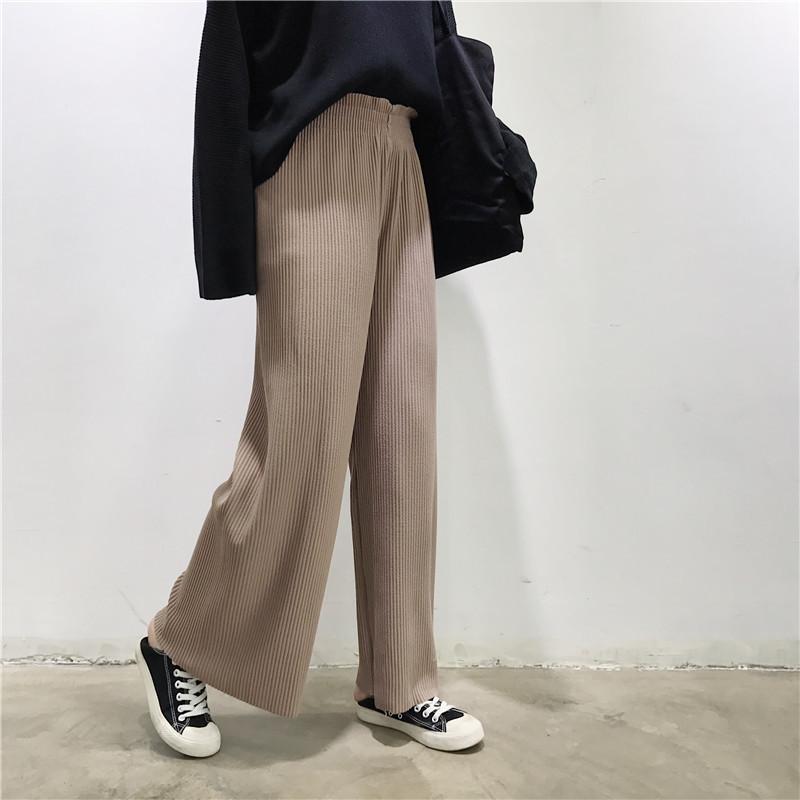 チノパン ワイドパンツ レディース プリーツ パンツ ウエストゴム 体型カバー カジュアル 春夏 イージーパンツ ボゆったり ロング ズボン 