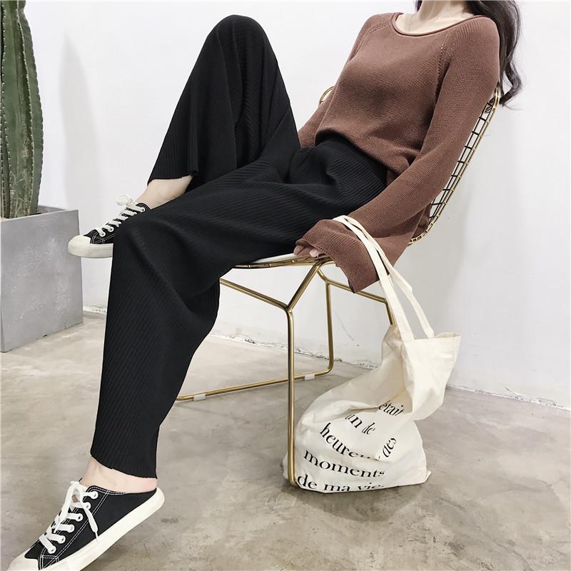 チノパン ワイドパンツ レディース プリーツ パンツ ウエストゴム 体型カバー カジュアル 春夏 イージーパンツ ボゆったり ロング ズボン 