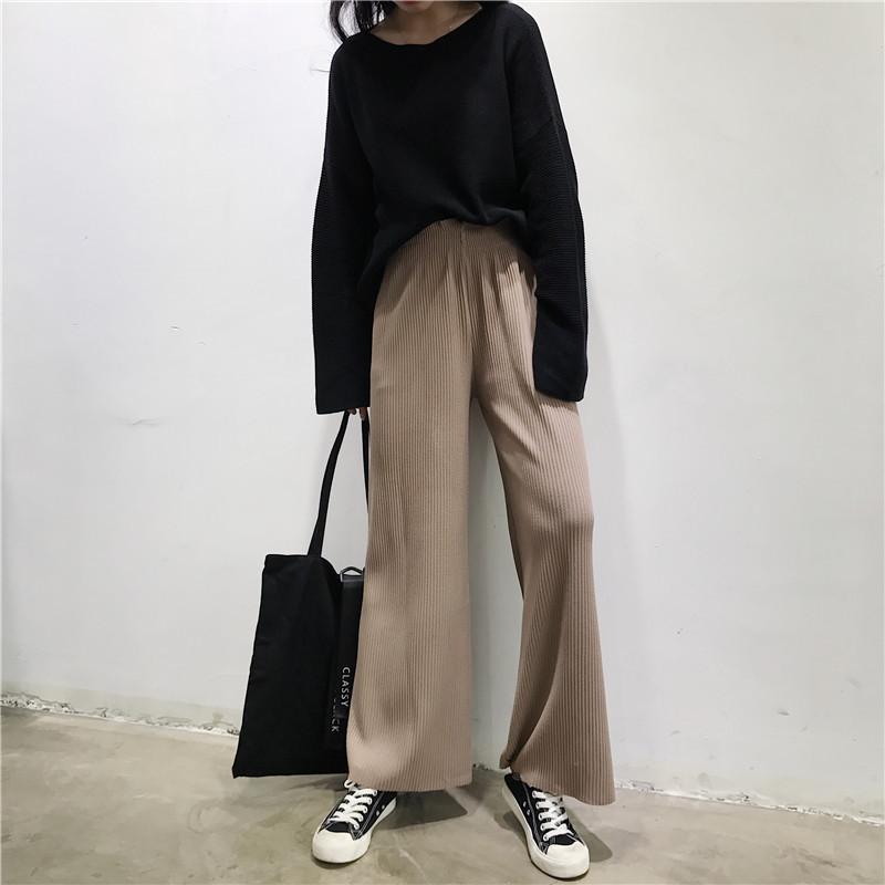 チノパン ワイドパンツ レディース プリーツ パンツ ウエストゴム 体型カバー カジュアル 春夏 イージーパンツ ボゆったり ロング ズボン 