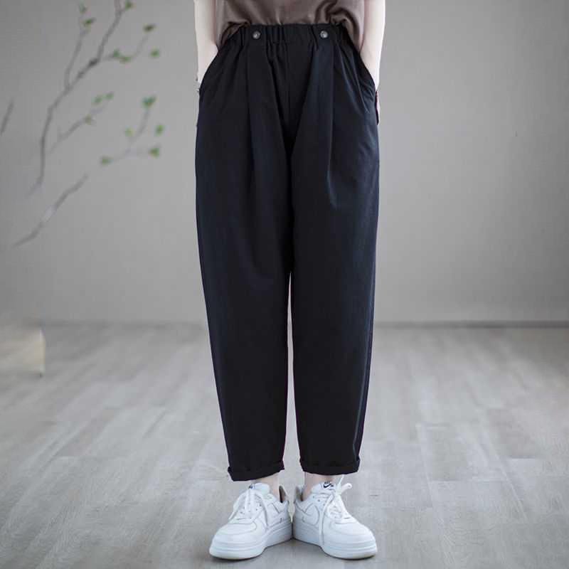 チノパン ワイドパンツ テーパードパンツ レディース パンツ ウエストゴム カジュアル イージーパンツ 春夏 ゆったり ズボン 体型カバー ロング 