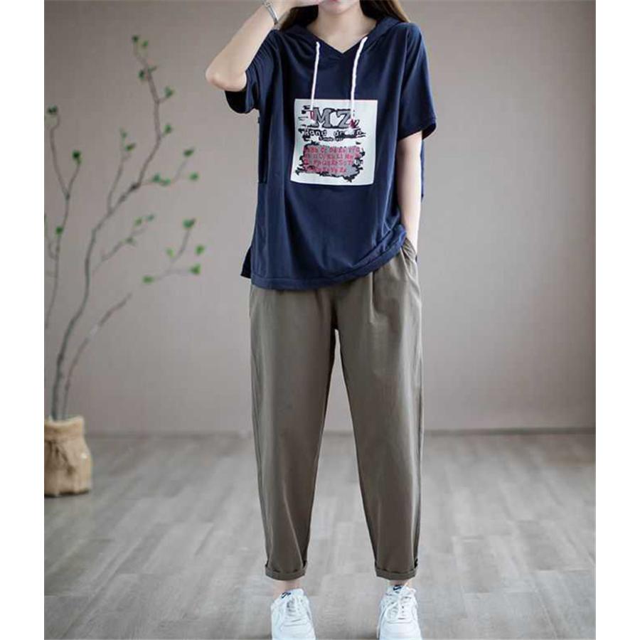 チノパン ワイドパンツ テーパードパンツ レディース パンツ ウエストゴム カジュアル イージーパンツ 春夏 ゆったり ズボン 体型カバー ロング 