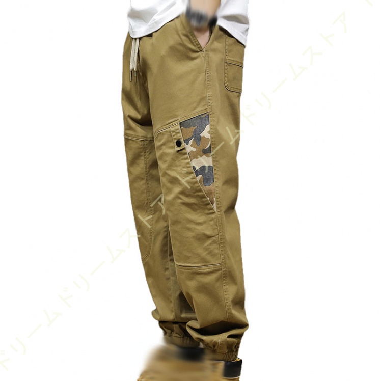 大きいサイズ メンズ パンツ カーゴパンツ ワイド ゆったり ズボン ワーク イージーパンツ 作業服 ワークパンツ 黒 作業着 大きいサイズ ミリタリーパンツ 