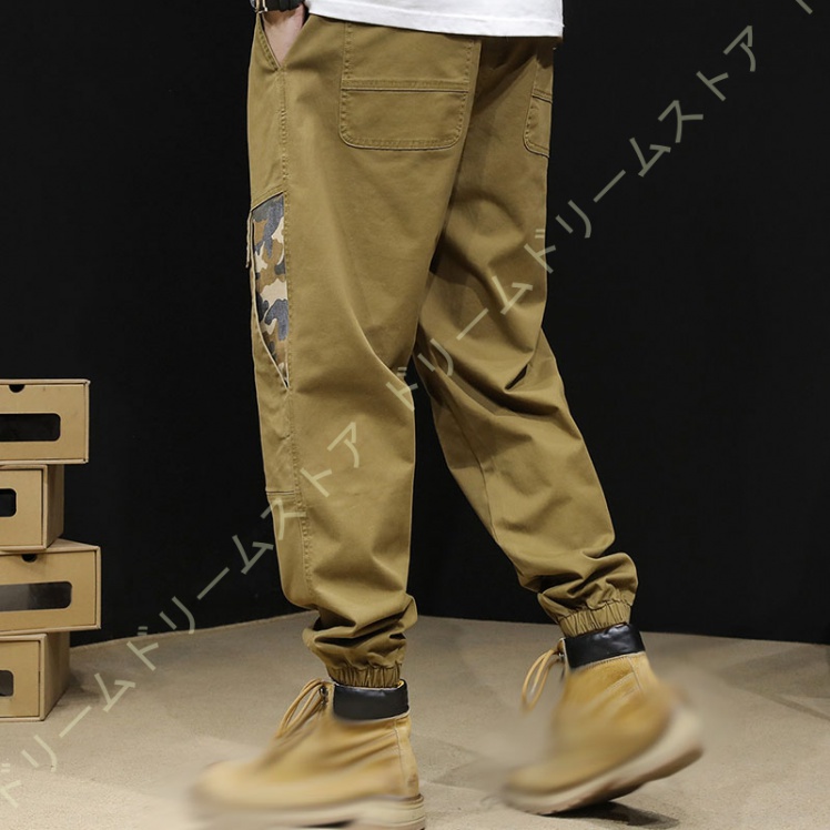 大きいサイズ メンズ パンツ カーゴパンツ ワイド ゆったり ズボン ワーク イージーパンツ 作業服 ワークパンツ 黒 作業着 大きいサイズ ミリタリーパンツ 