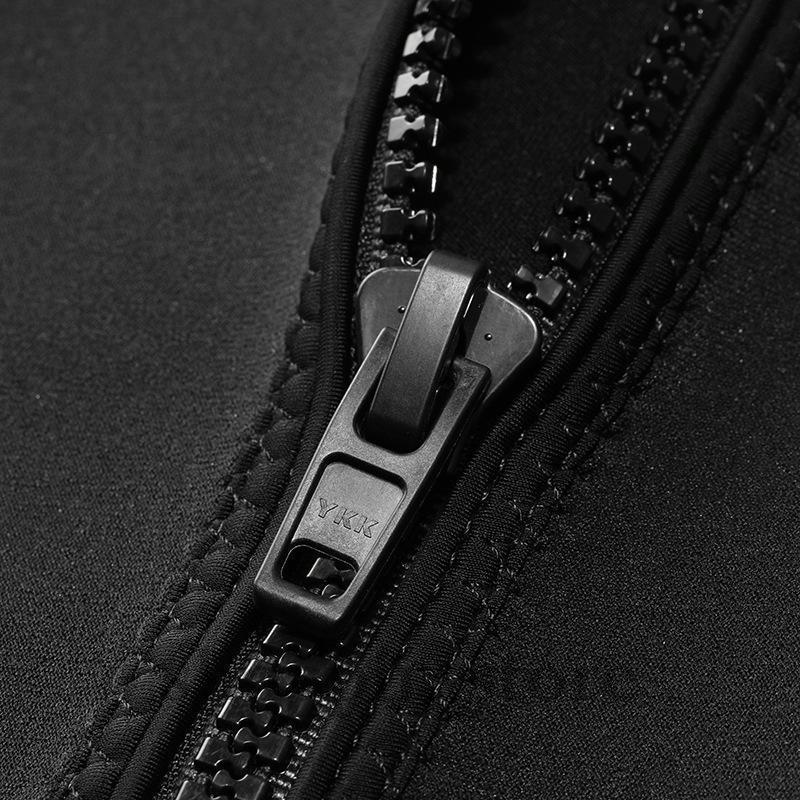 フード付き長袖タッパー メンズ 1.5MM フロントジッパー ウェットスーツ ネオプレン 釣り サーフィン フロントジッパー シュノーケリング 