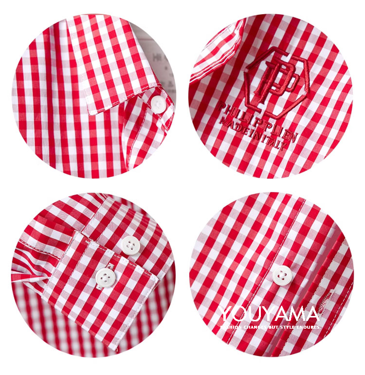 シャツ メンズ 長袖シャツ チェックシャツ カジュアル 春夏 ポロシャツ トップス 秋 送料無料 ヘンリーネック 立ち襟 おしゃれ 