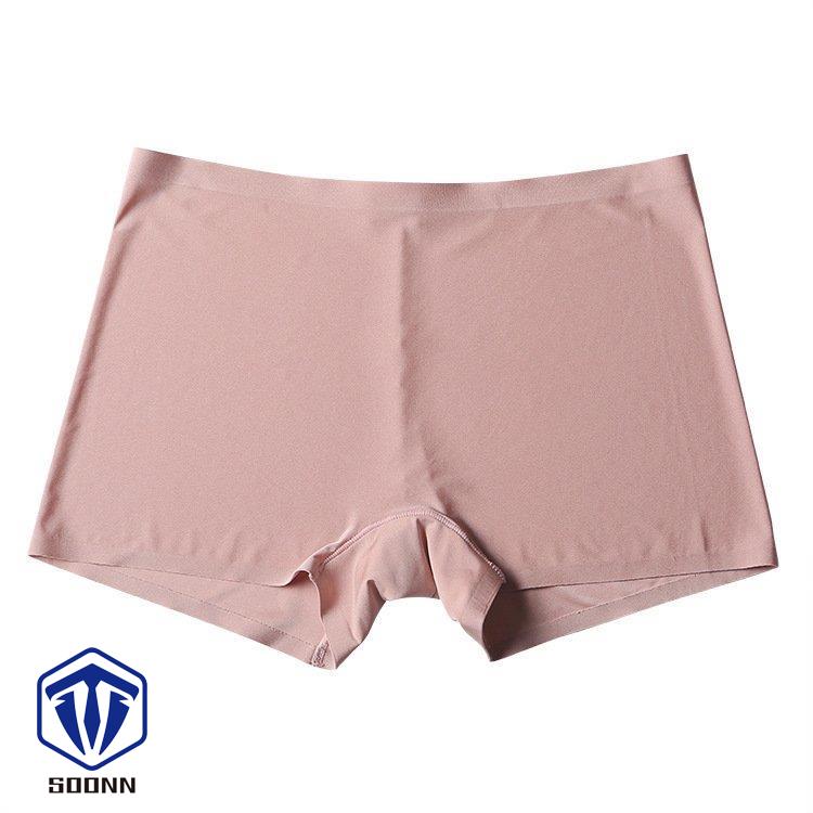 ショーツ レディース 下着 インナー パンツ ボーイレッグ ボクシンプル 一分丈 軽量 無地 シームレス 