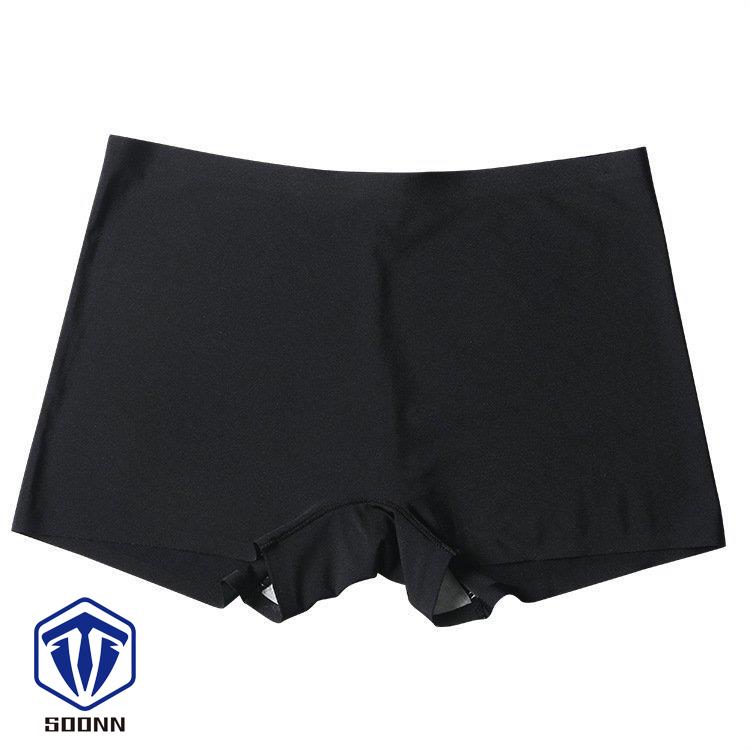 ショーツ レディース 下着 インナー パンツ ボーイレッグ ボクシンプル 一分丈 軽量 無地 シームレス 