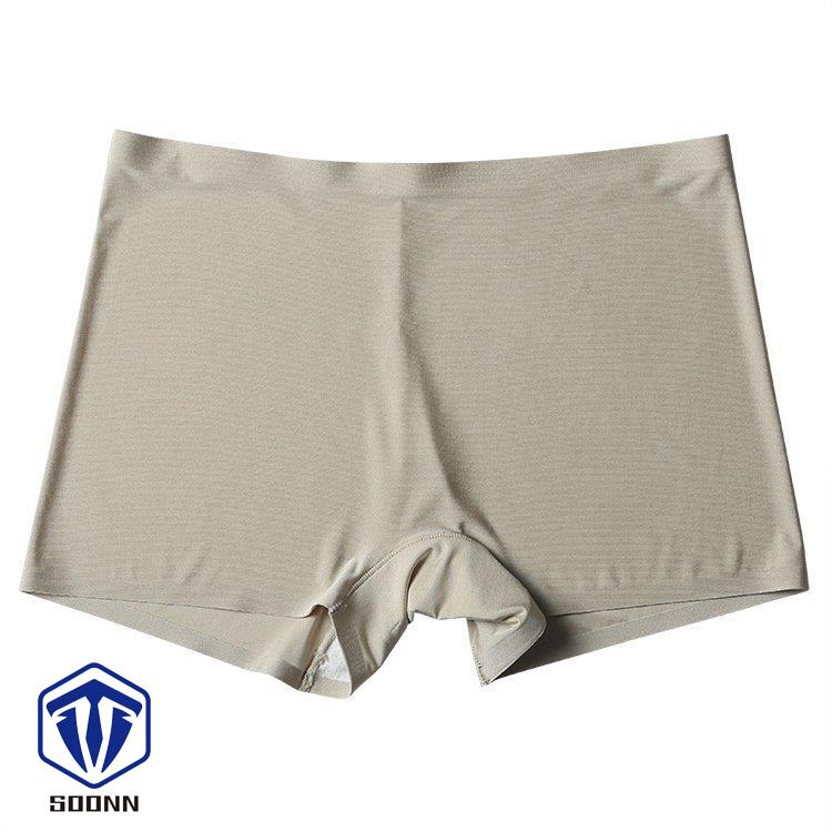 ショーツ レディース 下着 インナー パンツ ボーイレッグ ボクシンプル 一分丈 軽量 無地 シームレス 