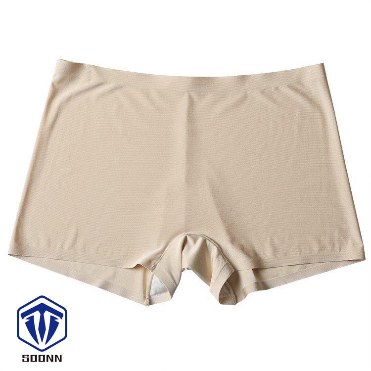 ショーツ レディース 下着 インナー パンツ ボーイレッグ ボクシンプル 一分丈 軽量 無地 シームレス 