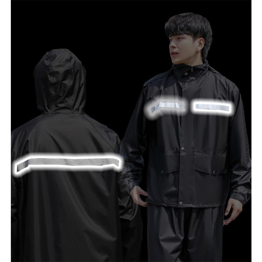 レインコート レディース メンズ 自転車 ロング丈 セパレート 梅雨対策 通勤 濡れ防止 リュック対応 雨合羽 男女兼用 無地 雨具 レインウエア 通学 
