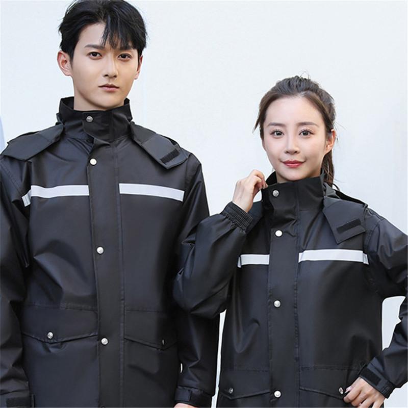 レインコート レディース メンズ 自転車 ロング丈 セパレート 梅雨対策 通勤 濡れ防止 リュック対応 雨合羽 男女兼用 無地 雨具 レインウエア 通学 