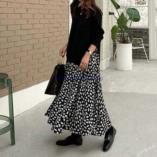 ワンピース レディース 40代 ワンピース 春秋 きれいめ 30代 2色 Aライン おしゃれ 50代 大人 ロングワンピース長袖 着痩せ 