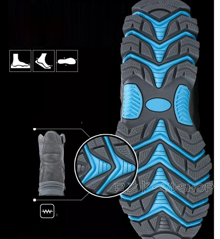 大きいサイズ ミリタリーブーツ アウトドアメンズ 登山靴 ハイカット スニーカー 遠足 軽量 靴 キャンプ 疲れにくい 通気 ハイキング サイドジップ 