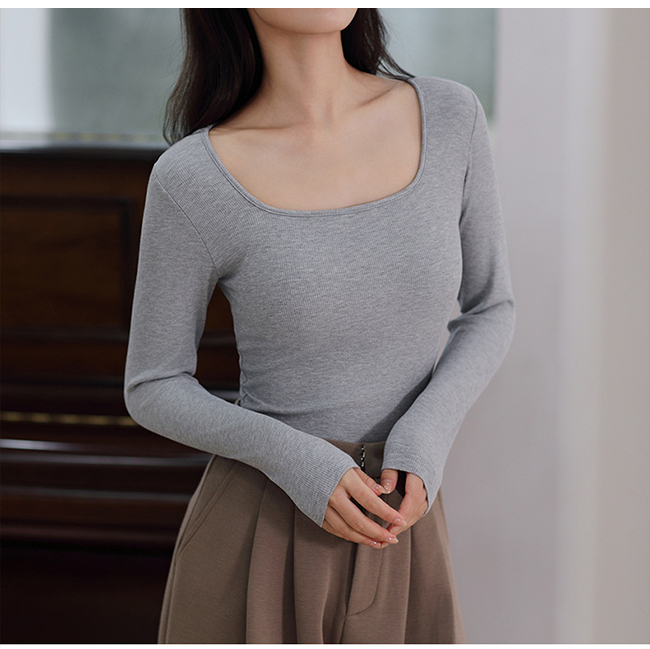 インナー レディース 保温下着 カットソー 長袖 カップ付き 通勤 秋冬 肌着 温かい 薄手 暖かい アンダーウェア 無地 OL パッド付き 日常 防寒 