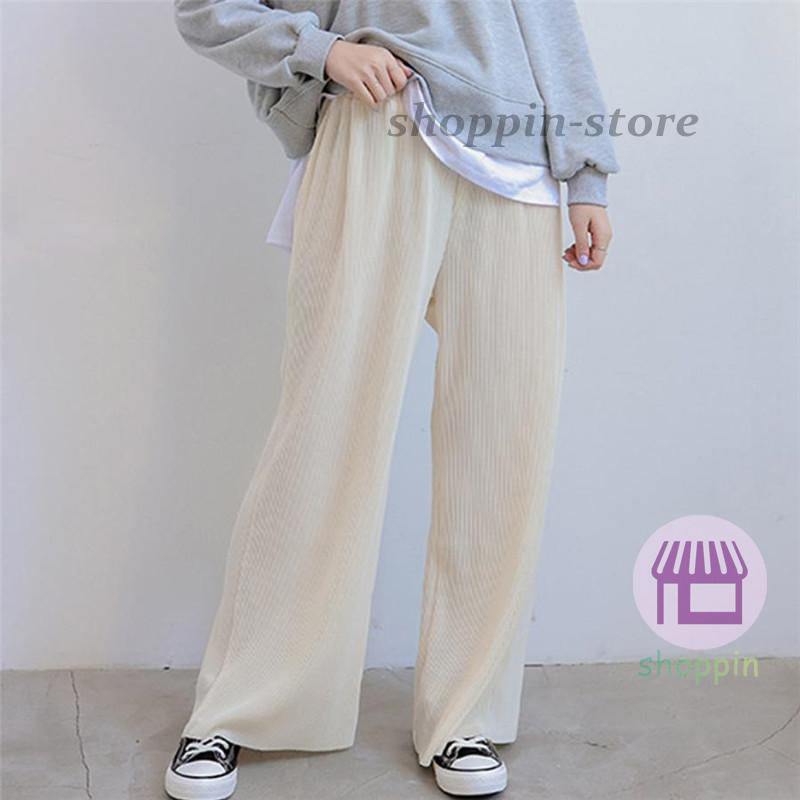 ワイドパンツ レディース プリーツパンツ スカート風 ロング丈 セルフカット ゆったり ルームウエア 。 バギーパンツ カジュアル リラックス 無地 