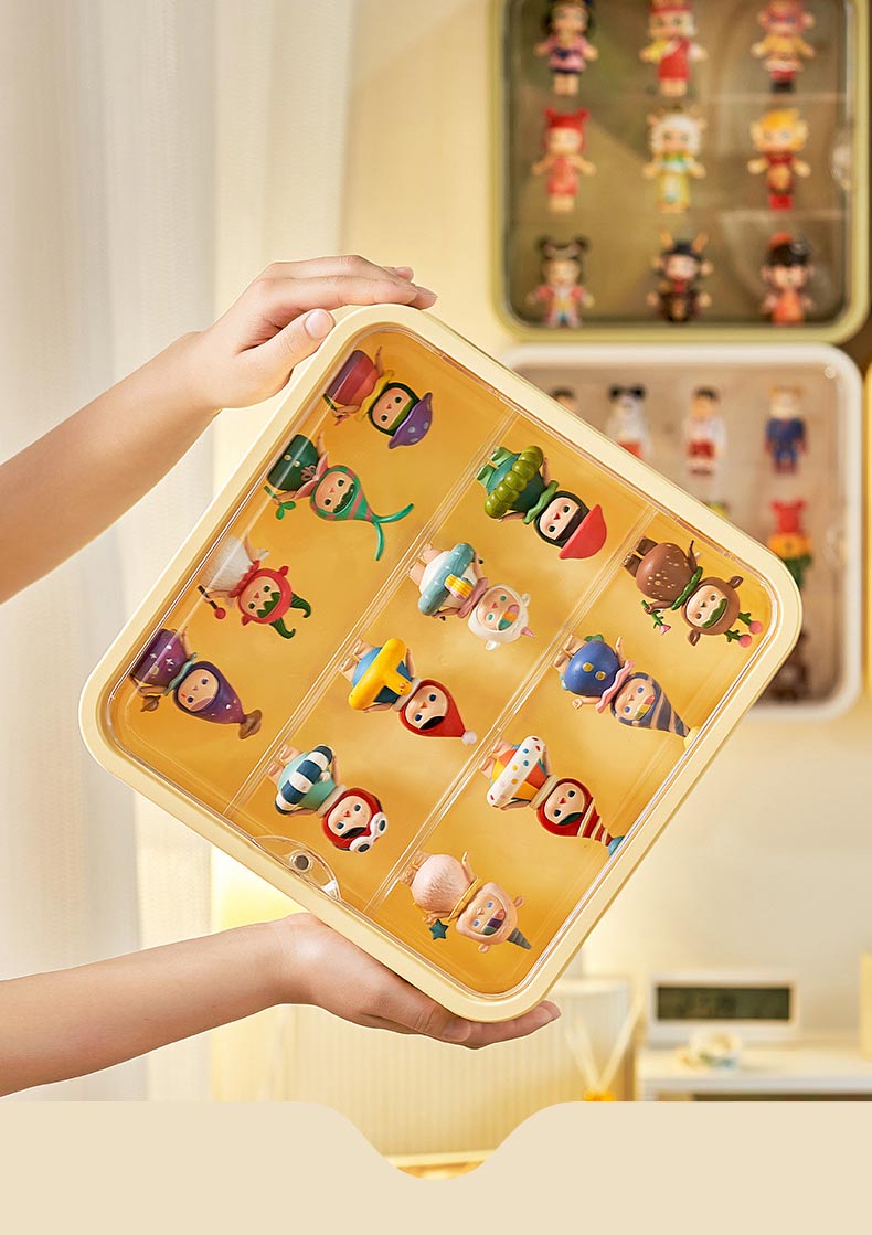 壁掛け コレクションケース 3段 フィギュアケース 収納 おしゃれ 粘着式 コレクションボックス クリアケース 展 透明 コレクションラック 取り付け 