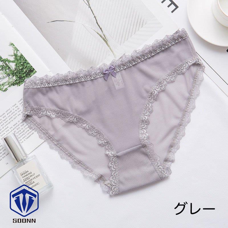 ショーツ パンティ 下着 レディース 女性用 ローライズ 黒 レース メッシュ 赤 リボン付き スタンダード ヘビロテ 白 定番 ピンク 通気性 透け 