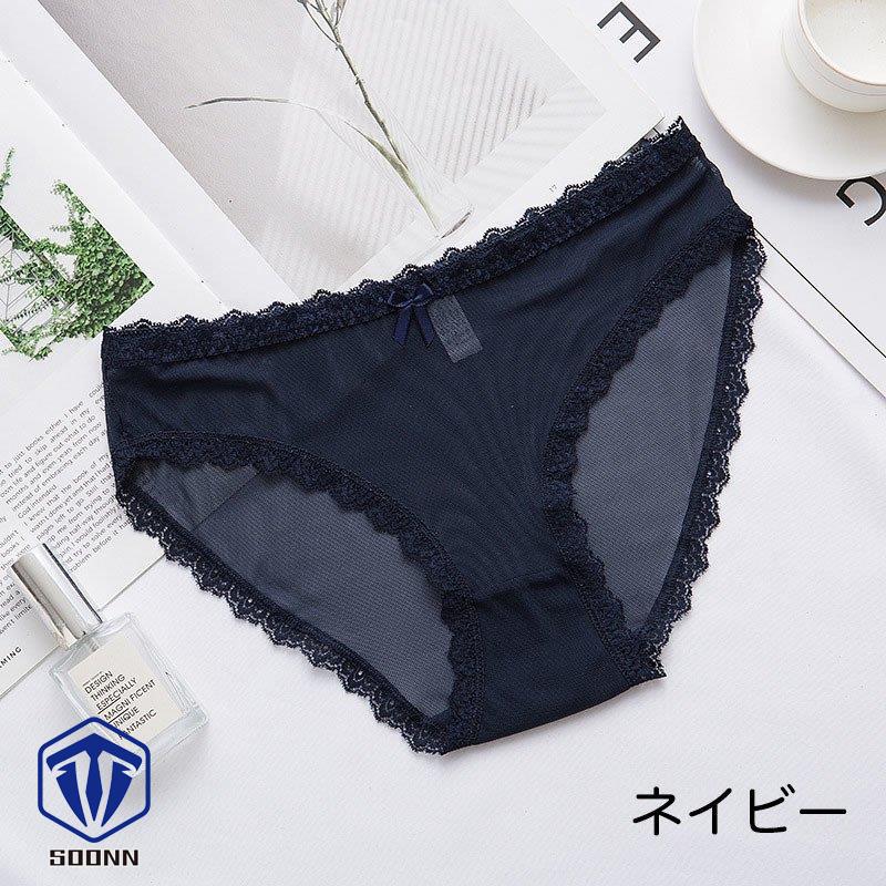 ショーツ パンティ 下着 レディース 女性用 ローライズ 黒 レース メッシュ 赤 リボン付き スタンダード ヘビロテ 白 定番 ピンク 通気性 透け 