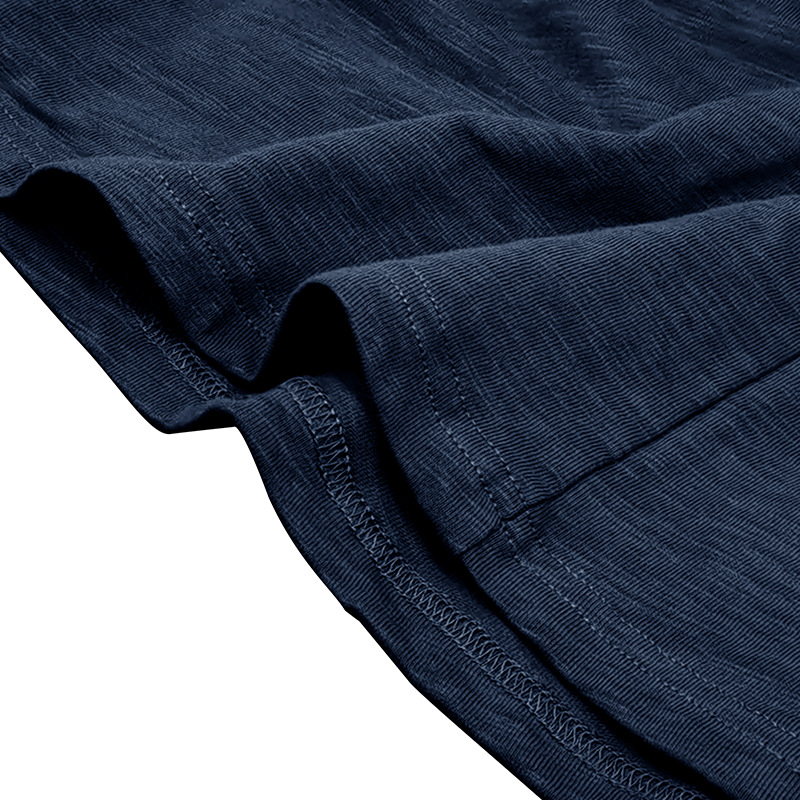 Tシャツ メンズ ヘンリーネックTシャツ ロングT 長袖 竹綿 トップス 通気 ヘンリーネック インナー 長袖Tシャツ 天然素材 欧米サイズ 大きいサイズ 