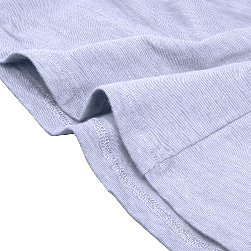 Tシャツ メンズ ヘンリーネックTシャツ ロングT 長袖 竹綿 トップス 通気 ヘンリーネック インナー 長袖Tシャツ 天然素材 欧米サイズ 大きいサイズ 