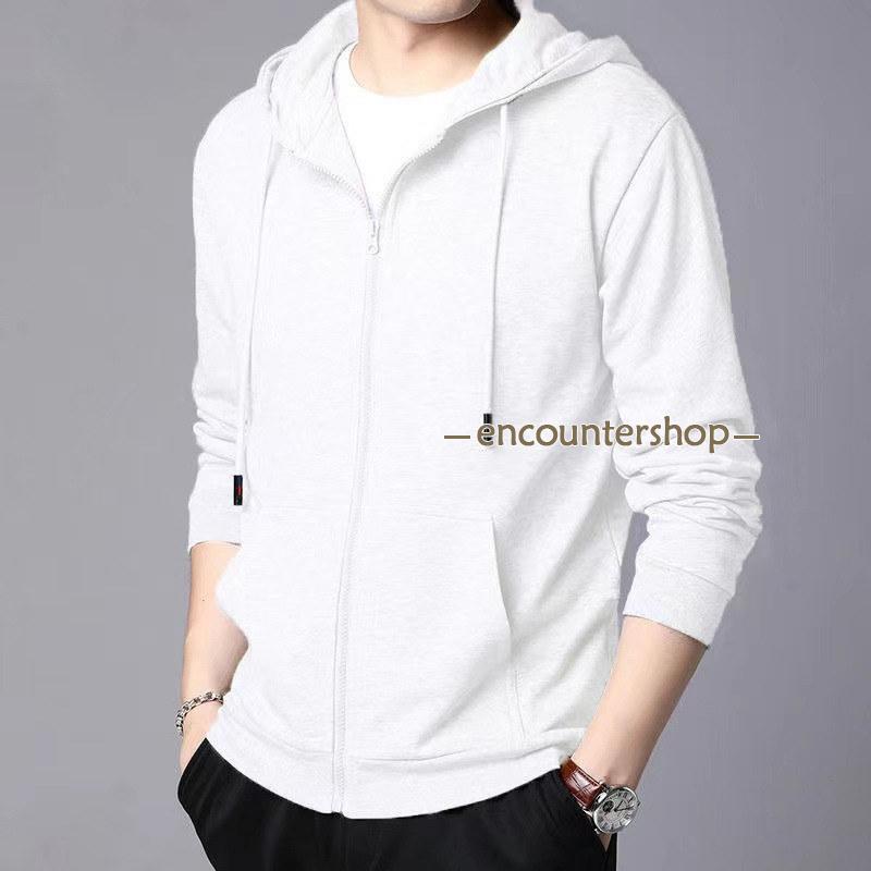 メンズ レディース 長袖 スウェット トップス フード付き 無地 シンプル部屋着 春秋 通学 カジュアル おしゃれ ジップアップ 薄手 