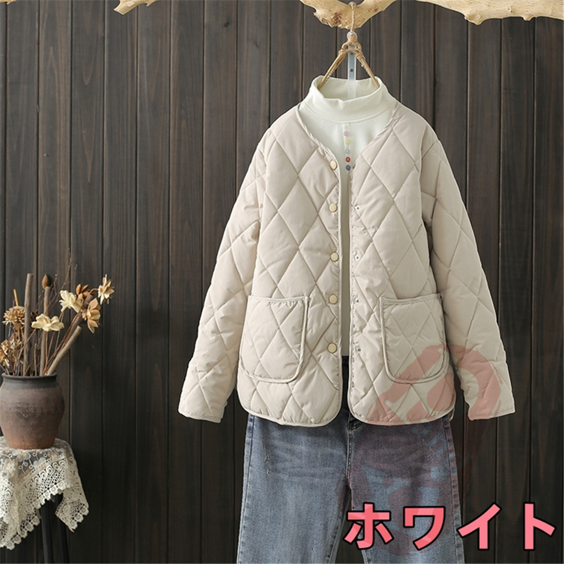 中綿コート ダウンジャケット ダウンコート ロング丈 チェスターコート 防寒 トップス 体型カパー アウター お出かけ 冬 ゆったり レディース 40代50代 