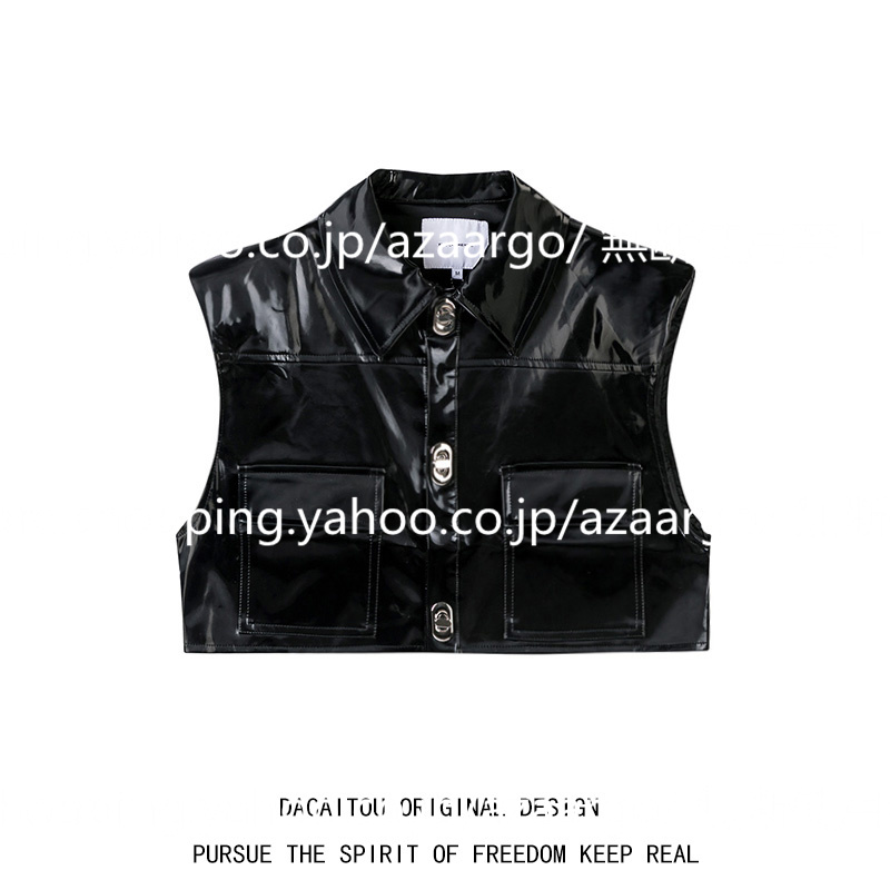 レザーベスト メンズ ベスト PU 高級レザー ジレベスト バイク用ベスト チョッキ 大きいサイズ 通勤 カジュアル フォーマル 