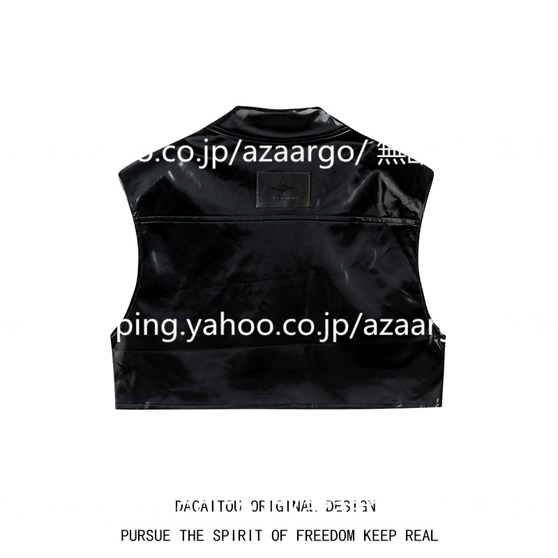 レザーベスト メンズ ベスト PU 高級レザー ジレベスト バイク用ベスト チョッキ 大きいサイズ 通勤 カジュアル フォーマル 