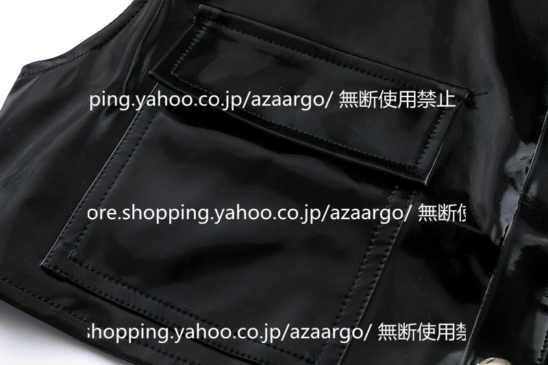 レザーベスト メンズ ベスト PU 高級レザー ジレベスト バイク用ベスト チョッキ 大きいサイズ 通勤 カジュアル フォーマル 