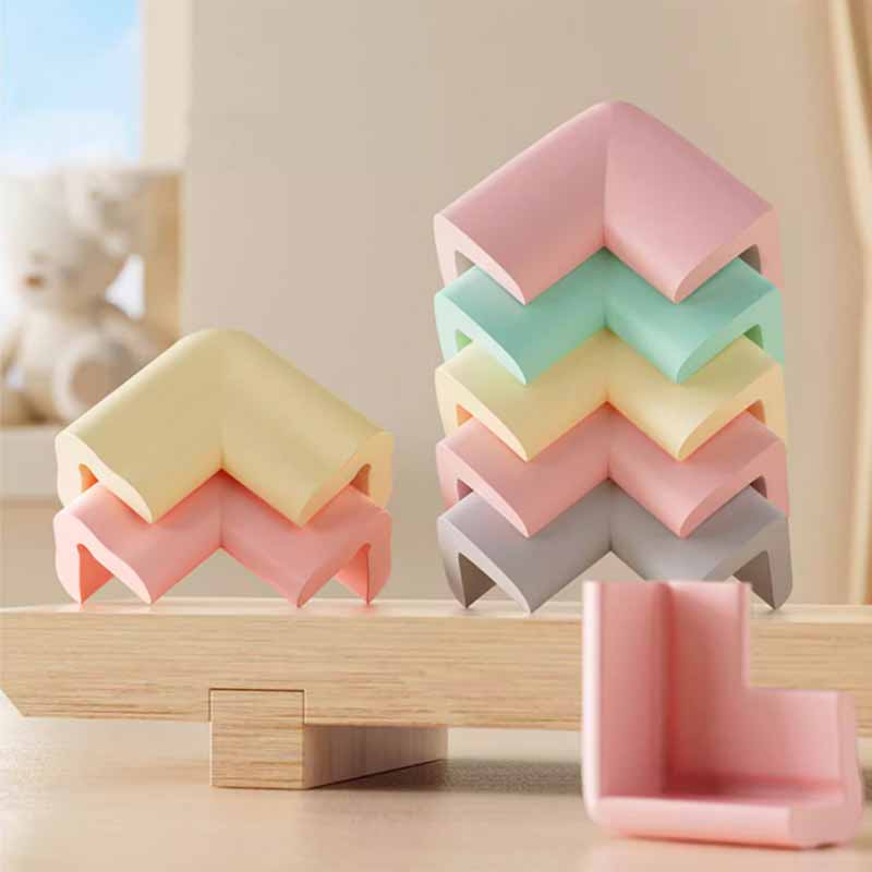 10個セット赤ちゃん ベビー ケガ防止 ケガ予防 机の角 棚 テーブル セーフティーグッズ クリアカラ 家具 エッジ 両面テープ 保護 