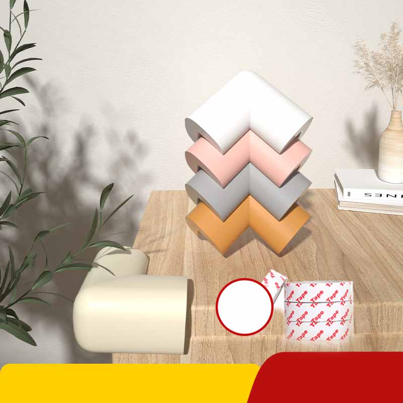 10個セット赤ちゃん ベビー ケガ防止 ケガ予防 机の角 棚 テーブル セーフティーグッズ クリアカラ 家具 エッジ 両面テープ 保護 