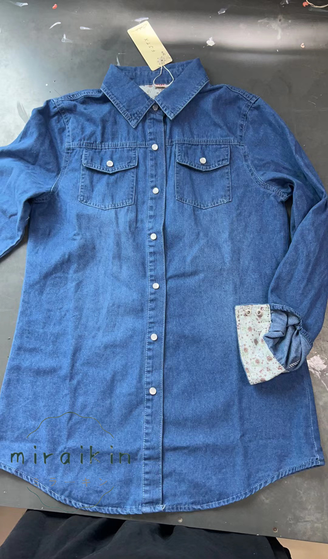 デニムシャツ 送料無料 超。 デニム レディース ヴィンテージ 韓国ファッション 大きいサイズ ジャケット ロング おしゃれ アウター 2023秋新作 長袖 無地 