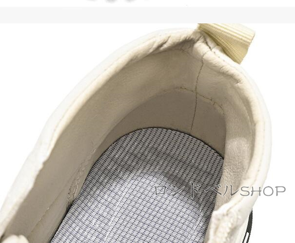 メンズ スニーカー ウォーキング 防水 防滑 厚底スニーカー サイドジッパー付き 快適 立ち仕事 履きやすい 通勤 カジュアル軽量 運動靴 通学 