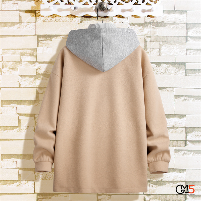 異素材 コート ジャケット Pコート メンズ レディース ジャケット 通勤 アウター 新作 秋服 ニットフード付き 通学 冬服 