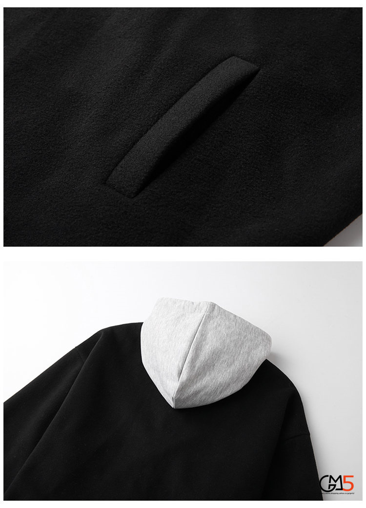 異素材 コート ジャケット Pコート メンズ レディース ジャケット 通勤 アウター 新作 秋服 ニットフード付き 通学 冬服 