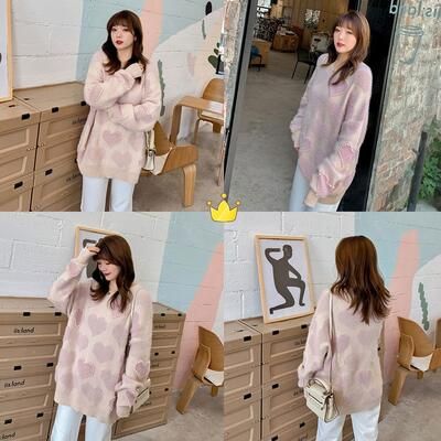 シャギー ニット カットソー セーター トップス カジュアル レディース 長袖 きれいめ 体型カバー ビジュー オーバーサイズ おしゃれ 可愛い ドロップショルダ 