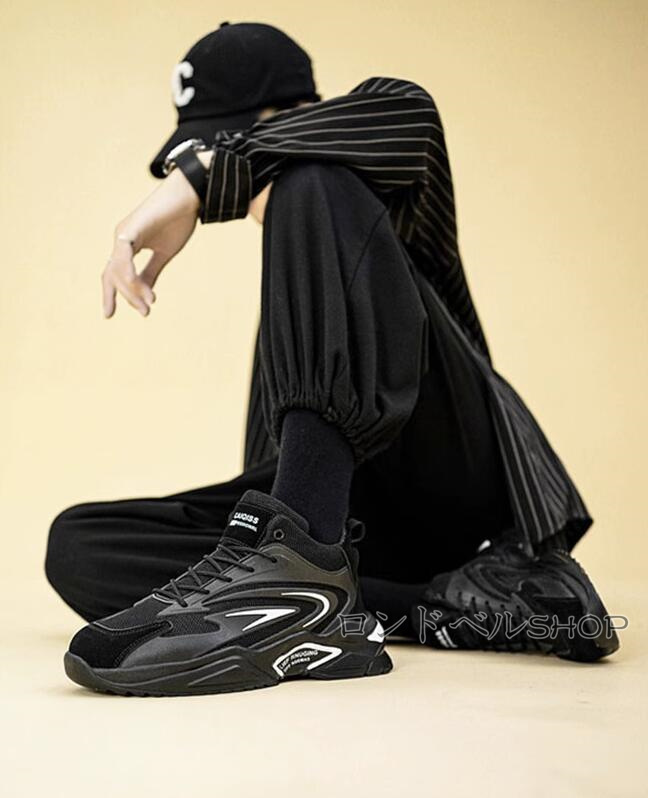 スニーカー メンズ ランニング運動靴 6 8 10CM カジュアル通勤 おしゃれ 通学 シークレットクッション 厚底 身長UP スポーツ 