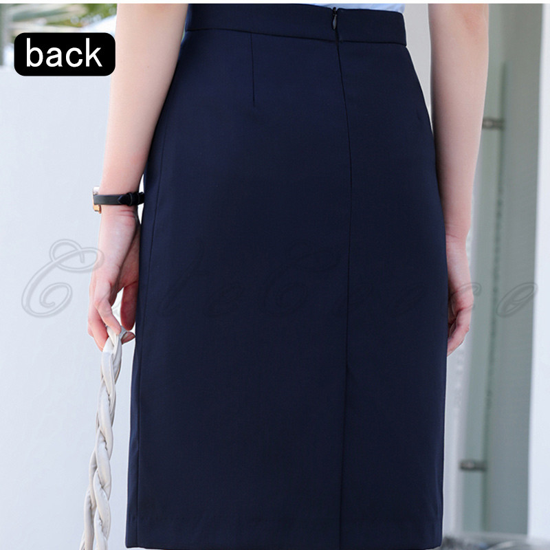 タイトスカート レディース Aライン ハイウエスト 事務服 制服 無地 きれいめ 単品 40代 30代 50代 送料無料 ボトム 企業 ユニフォーム バックスリット 