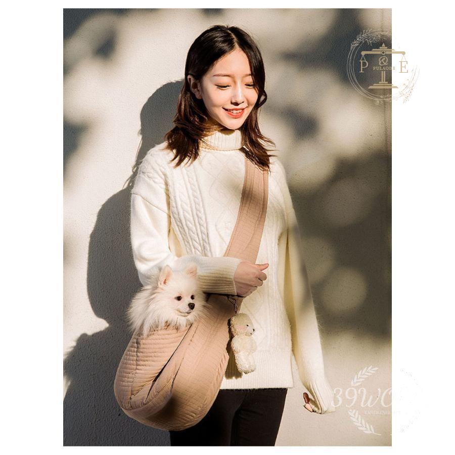 犬 スリング ペットスリング 猫 抱っこ紐 抱っこひも ポケット付き 飛び出し防止 無地 持ち運び お散歩 お出掛け キャリーバッグ ドッグスリング 小型犬 